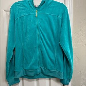 2000’s Juicy Couture Vibrant Teal Zip-Up Jacket